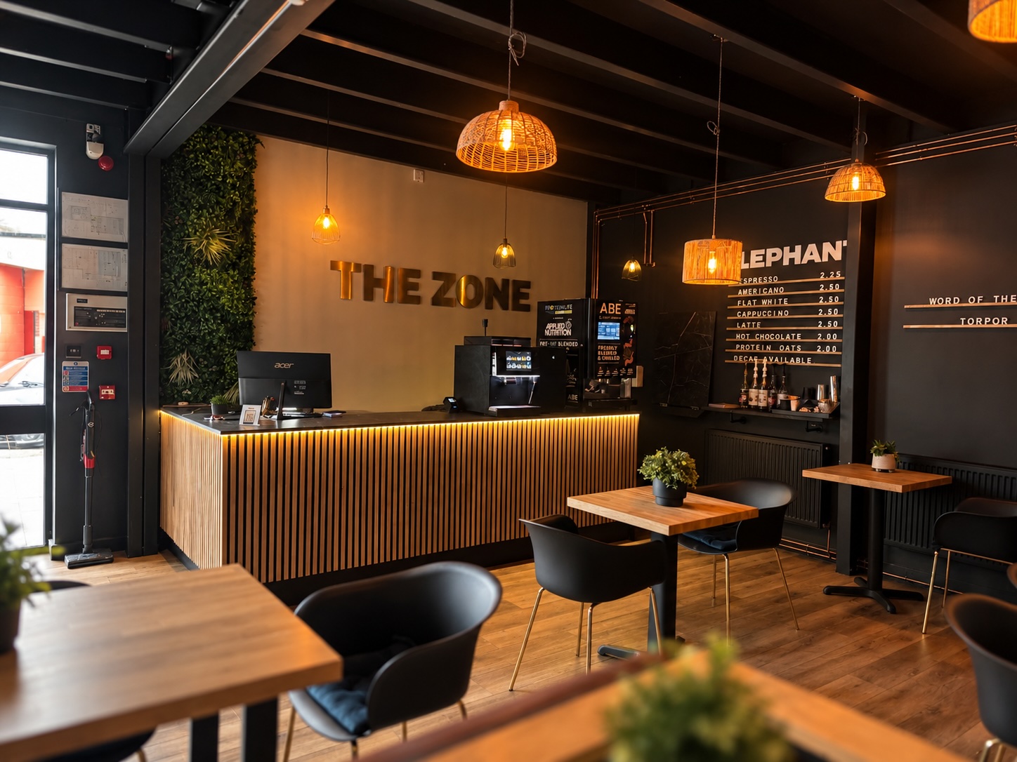 The Zone Neston café area